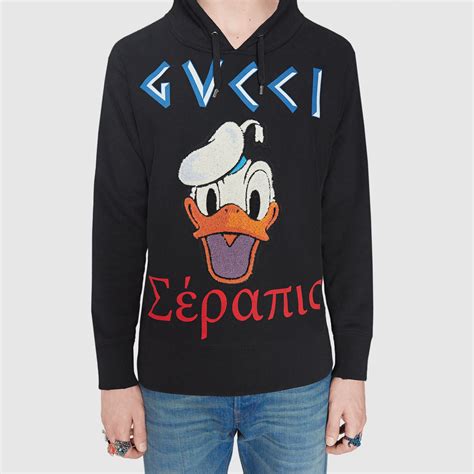 gucci sweatshirt donald duck|donald duck gucci slides.